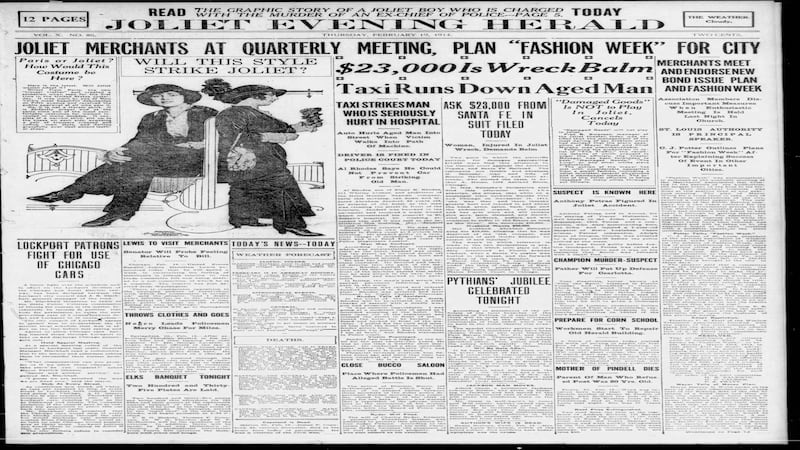 Historical covers for Feb. 19: Will this style strike Joliet?
