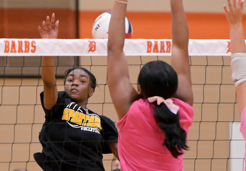 Sycamore’s Khiara Thomas during a summer league game at DeKalb High School on Sunday, July 20, 2025.