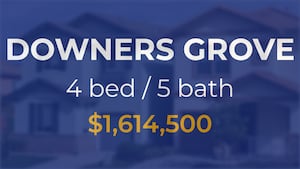 Single-family home sells for $1.61 million in Downers Grove