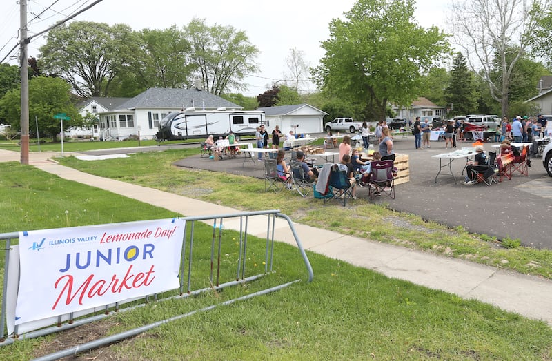 Dozens of children sell products during the 2nd Annual Lemonade Day for Young Entrepreneurs on Saturday, May 4, 2024 at Country Kids in Utica. The program teaches life skills like business operations, responsibility, financial literacy, goal-setting, and teamwork.