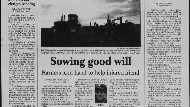 Historical covers for May 29: Sowing good will