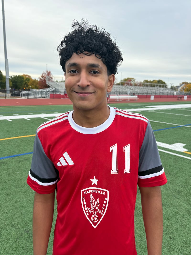 Naperville Central senior Zakaria Sajjad