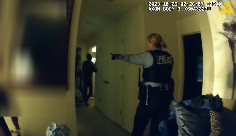 Body camera video showing the Oct. 23, 2023 incident involving Jason Heath and Joliet Police Officer Jennifer Gruber. Heath has filed an excessive force lawsuit after a Will County judge dismissed the charges against him.