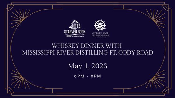 Starved Rock Lodge’s Whiskey Dinner returns May 1