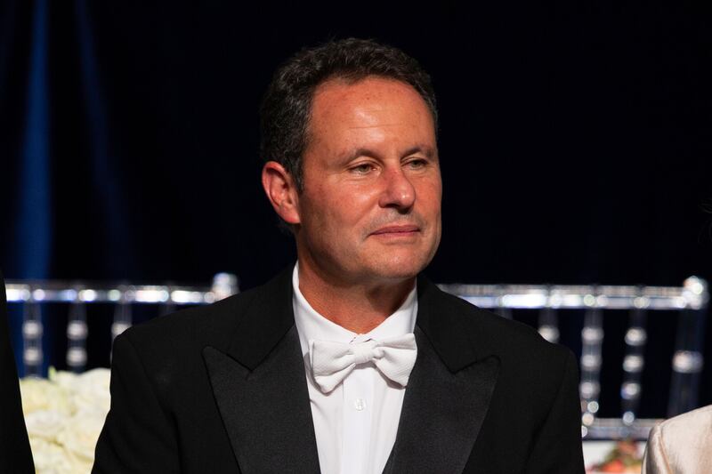 FILE - Fox & Friends host Brian Kilmeade attends the 79th annual Alfred E. Smith Memorial Foundation Dinner, Oct. 17, 2024, in New York. (AP Photo/Ted Shaffrey, File)