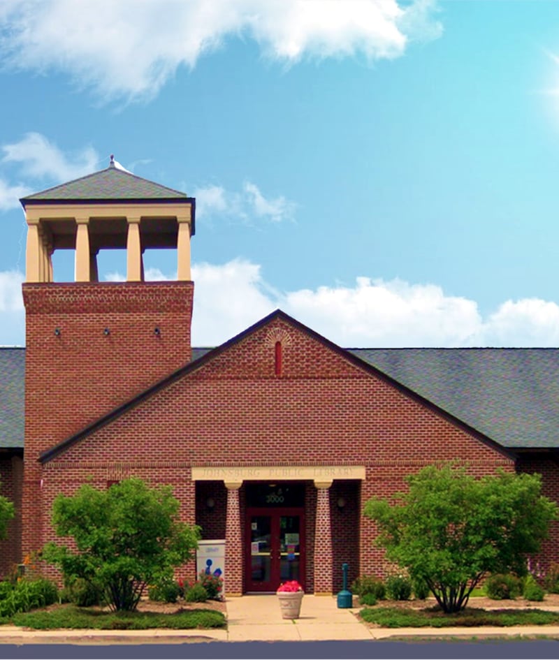 The Johnsburg Public Library, 3000 N. Johnsburg Road, in May 2023.