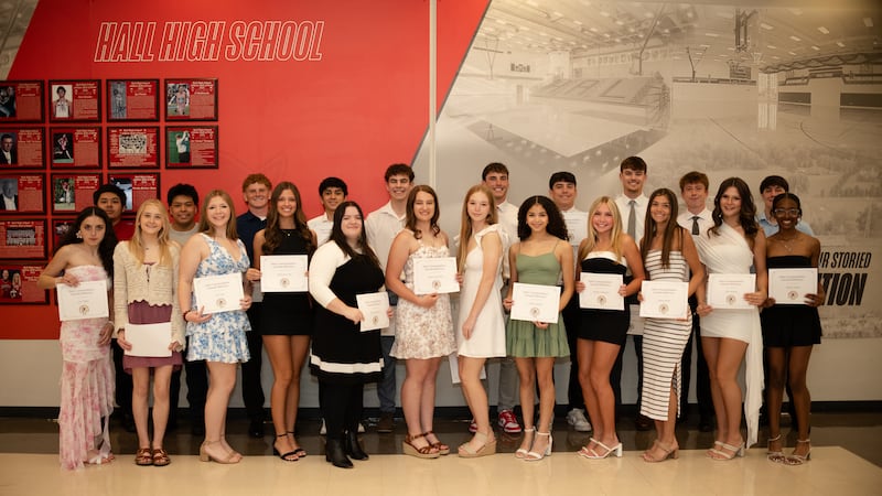 Hall High School recognizes students for Spanish language proficiency