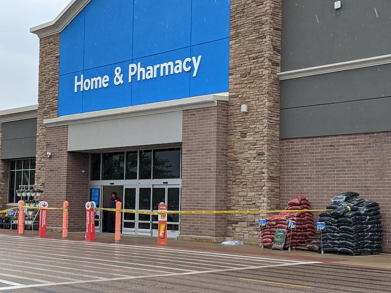 The Walmart Supercenter store at 2000 Orchard Road in Montgomery remains closed following a fire Thursday afternoon.