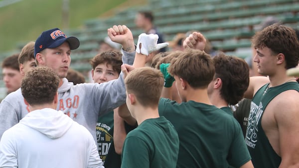 Photos: Chicago Bears quarterback Tyson Bagent holds kids camp at St. Bede Academy