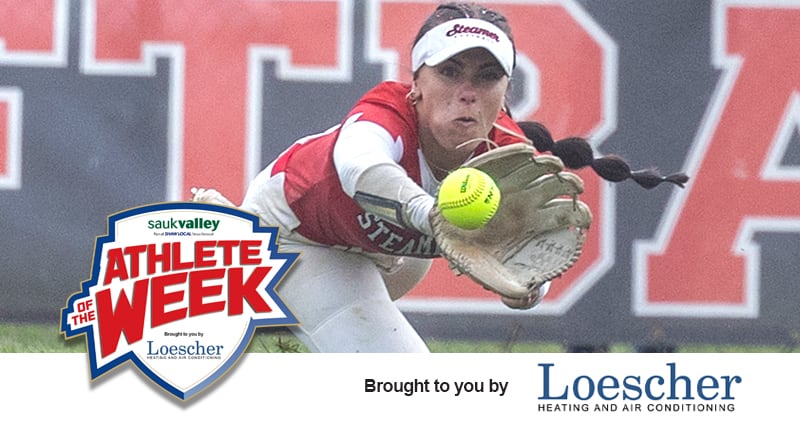 Fulton's Zoe Kunau is the Sauk Valley Athlete of the Week, presented by Loescher Heating and Air Conditioning.