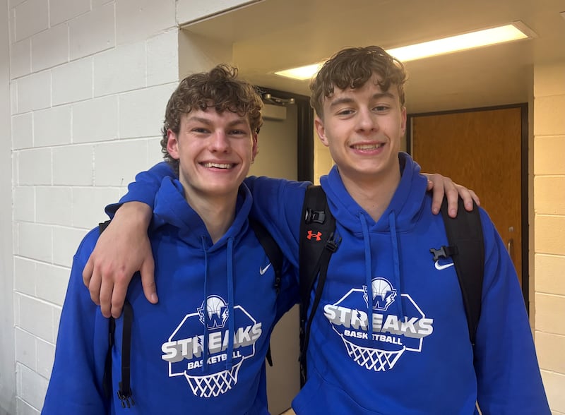 Ty Steponaitis (left) and Max Beard, Woodstock