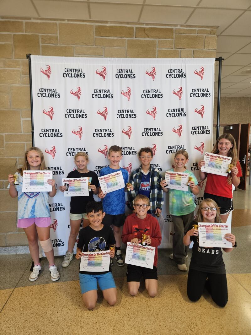 Central Intermediate School in Ottawa recently announced its Champions of the Charter for September.