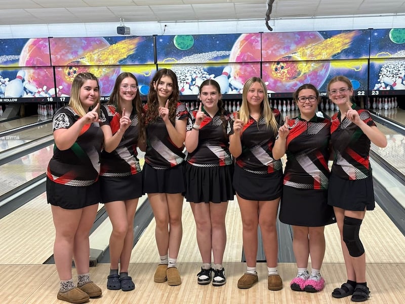 The La Salle-Peru girls bowling won the Oregon Hawk Invitational on Saturday, Dec. 6, 2025 at Plum Hollow Lanes in Dixon. The Cavaliers have won the tournament three years in a row.