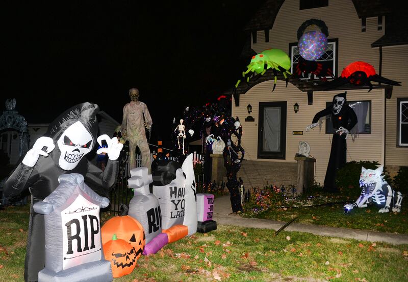 This home on S. Sixth Street in Oregon is decorated to the hilt for Halloween. Trick or Treat hours are 5-8 p.m. on Tuesday, Oct. 31.