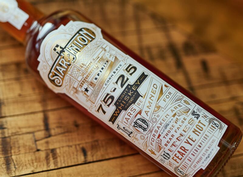 Star Union Spirits has been awarded Best in Class for their 75-25 Reserve Light Whiskey at the 2025 Heartland Whiskey Competition

Photo provided by Heritage Corridor Destinations