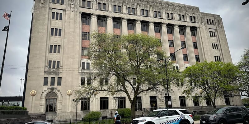 The Cook County Criminal Courthouse in Chicago.