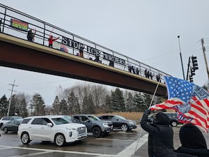 Photos: Kane County protest over 2nd fatal shooting in Minneapolis