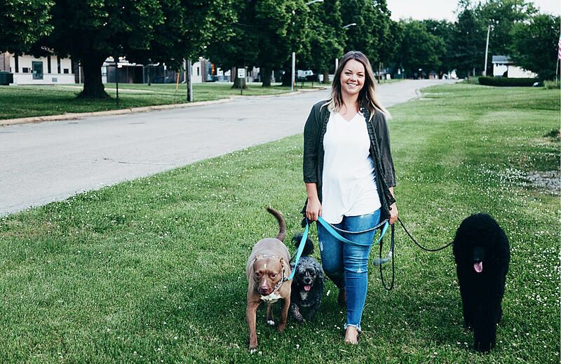 Vanessa Wahl of Rock Falls trains dogs to become more comfortable around their owners and other humans with her business, O'So Sharp. Having a dog at a big event, such as a wedding, can be less stressful if a dog can adapt to the surrounding. "You're going to be distracted on your big day, and you want your dog to be comfortable in a situation like that, where potentially they are around a lot of people," Wahl said.