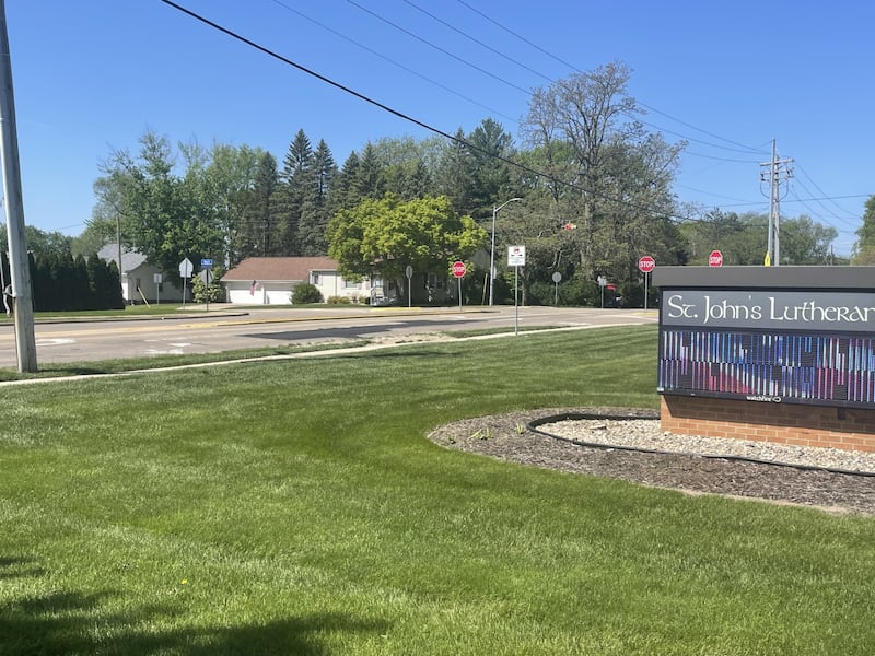 See that discolored asphalt near the stop sign? That's where Peru city workers had to fix an emergency water main. Now, the surface has to be fixed. On Monday, May 4, 2026, the Peru City Council unanimously approved a quote ($25,800) from Advanced Asphalt Co. for patching repairs on Shooting Park Road at Peoria Street.