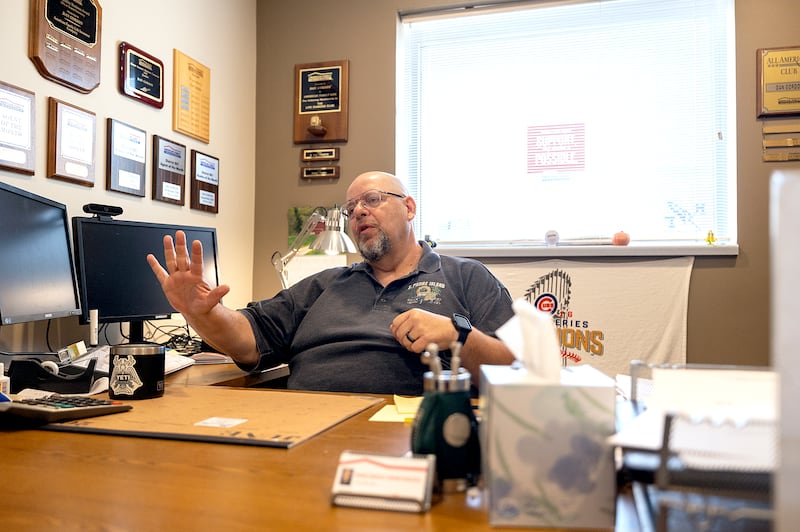 Dan Gordon speaks to his anger regarding how the Rock Falls Police Department’s leadership handled his son’s murder case Tuesday, June 10, 2025.