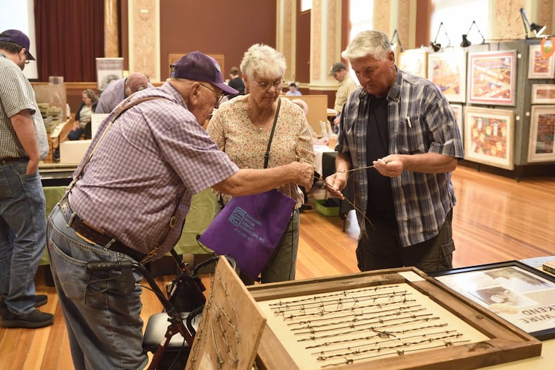 The Joseph F. Glidden Homestead and Historical Center received four awards from the Illinois Association of Museums in April 2025, in part for its Barbed Wire Weekend in September 2024 (shown), celebrating the 150th anniversary of the "The Winner" barbed wire patent.