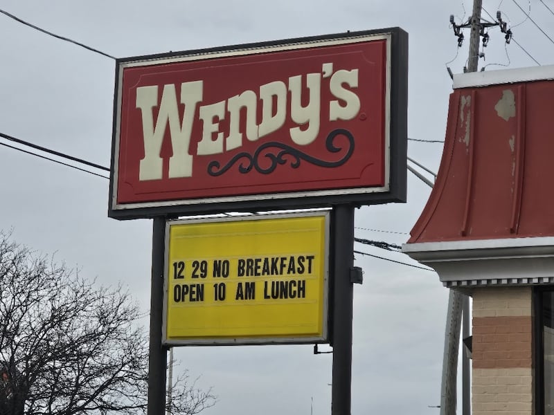 Wendy's at 110 S. Larkin Ave. in joliet is seen on Sunday, Jan. 4, 2026.
