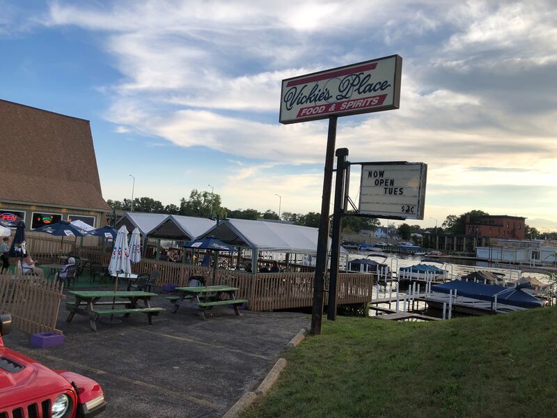 Vickie's Place, built in 1972, and shown here on Tuesday, Sept 2, 2025, is up for sale by owner Vickie Clawson. An idea to raze the building and build 40 condos on the spot did not garner support from the McHenry City Council.