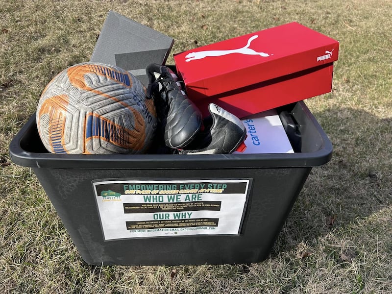 The DeKalb Community Cleat Closet is accepting new and gently used cleat donations