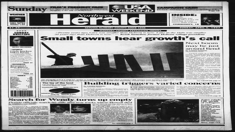 Historical covers for April 6: Small towns hear growth’s call