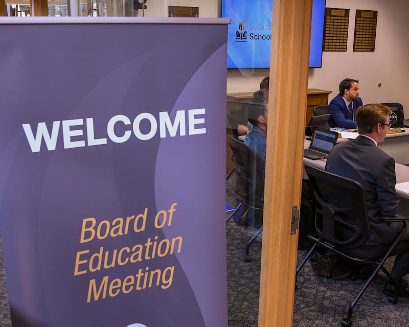 Sycamore school board held a meeting on Friday Aug. 1, 2025, held at the administration office in Sycamore.