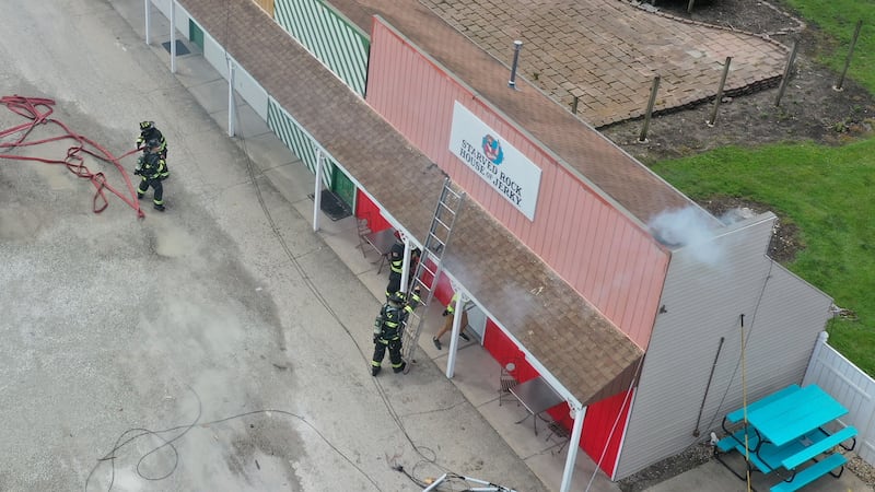 Photos: Fire breaks out at Utica business