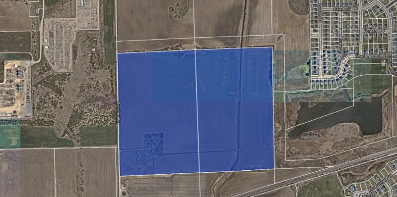 A new data center proposal in Yorkville by CyrusOne would span 128 acres, located north of Faxon Road, south of Corneils Road, and east of Beecher Road.