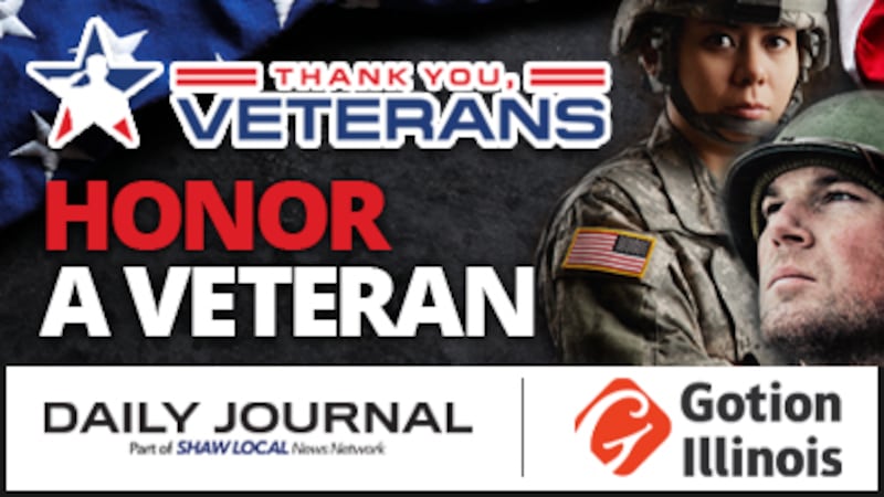 Honor a veteran in our Thank You, Veterans Contest