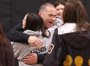 Photos: Indian Creek girls basketball hosts Rosary in longtime head coach Paul Muchmore's last home game