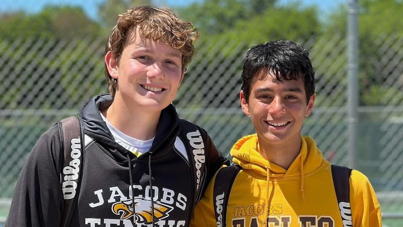 2025 Northwest Herald Boys Tennis Players of the Year: Jacobs’ Augie Nelson and Jack Soto