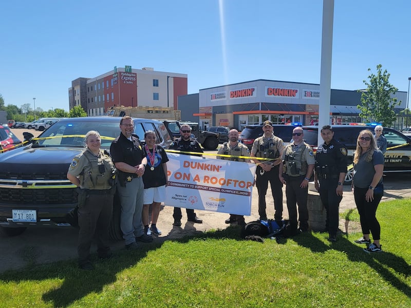 The La Salle County Sheriff’s Office will join the Ottawa Police Department for the annual “Cop on a Rooftop” event, to raise funds for Special Olympics Illinois, from 5 a.m. to noon Friday, May 15 at the Dunkin’ location in Ottawa.
