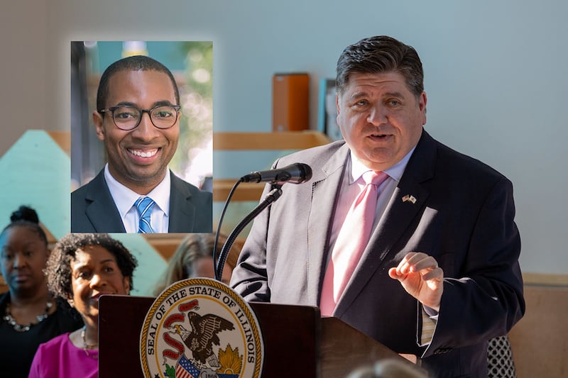 Gov. JB Pritzker has chosen Christian Mitchell to be his running mate in the 2026 gubernatorial election, replacing Lt. Gov. Juliana Stratton, who is running for U.S. Senate.