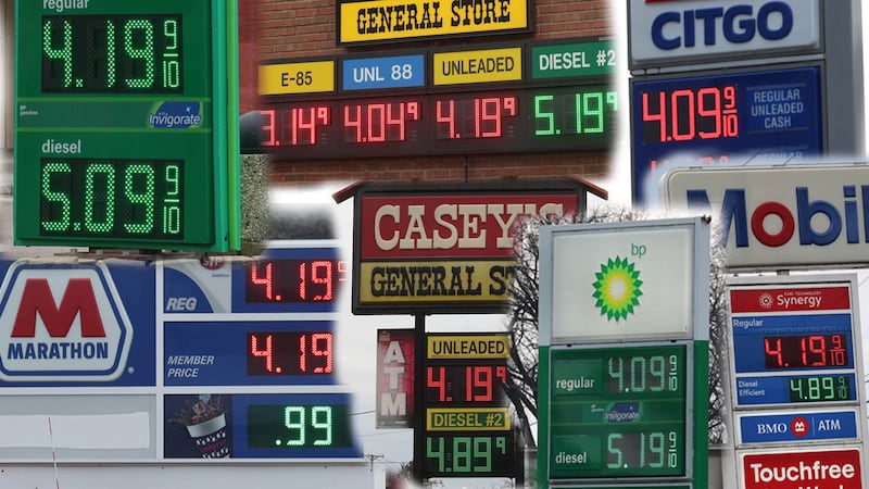 Photos: Gas prices continue to soar around DeKalb County
