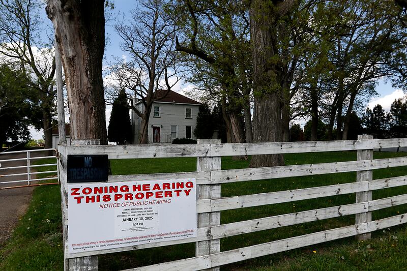Olague Farms Meat Packing is requesting a conditional-use permit to build a slaughterhouse at 15712 Nelson Road in Hartland Township.