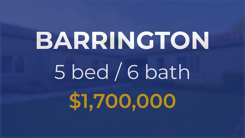 Sale closed in Barrington: $1.7 million for a five-bedroom house