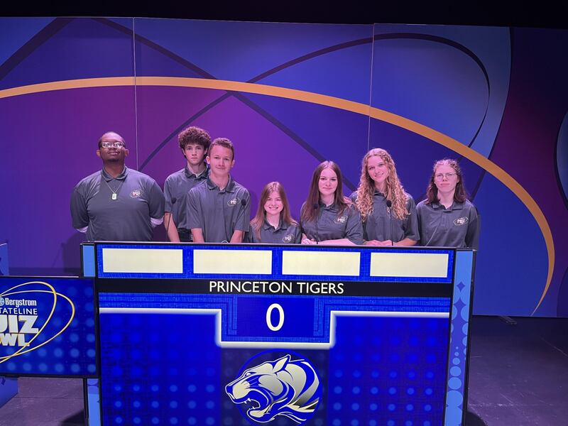 Princeton High School’s Scholastic Bowl team is headed to the small screen after competing on Stateline Quizbowl in a matchup against Byron.