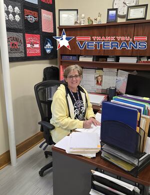 Trisha Modeen giving back with nursing, Quilts of Valor