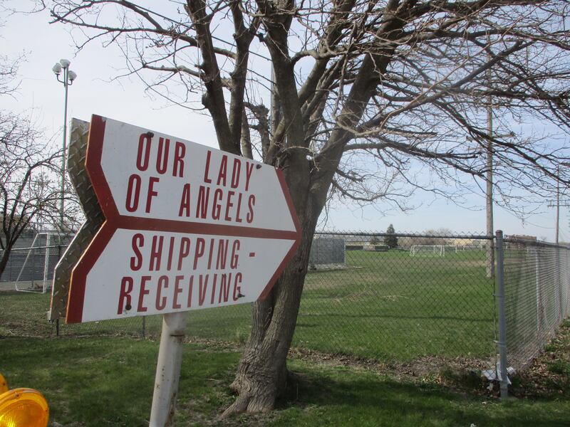 Joliet Catholic Academy plans to expand its athletic facilities, which now border the site of the former Our Lady of Angels Retirement Home, onto the land that was occupied by the nursing home. April 16, 2025