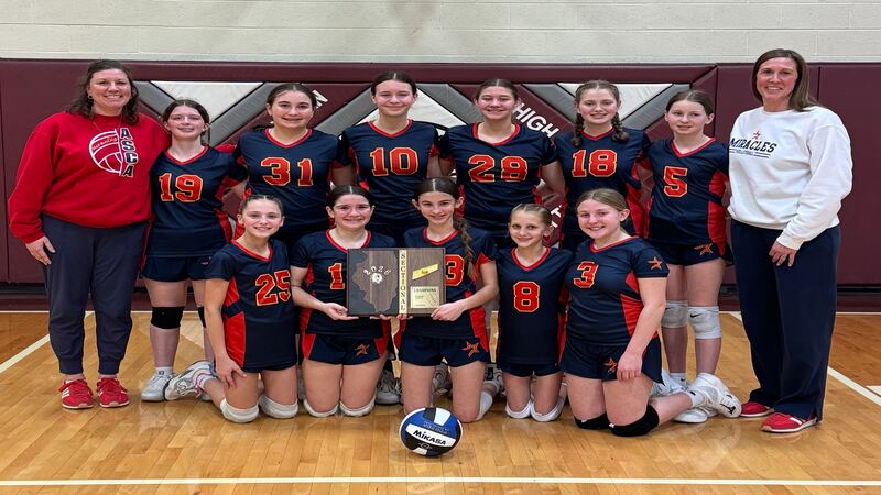 St. Carlos Acutis seventh grade volleyball advances to state