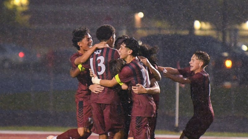 ‘It’s been a long time coming:’ Plainfield North boys soccer overcomes rain, Oswego East to win SPC crown