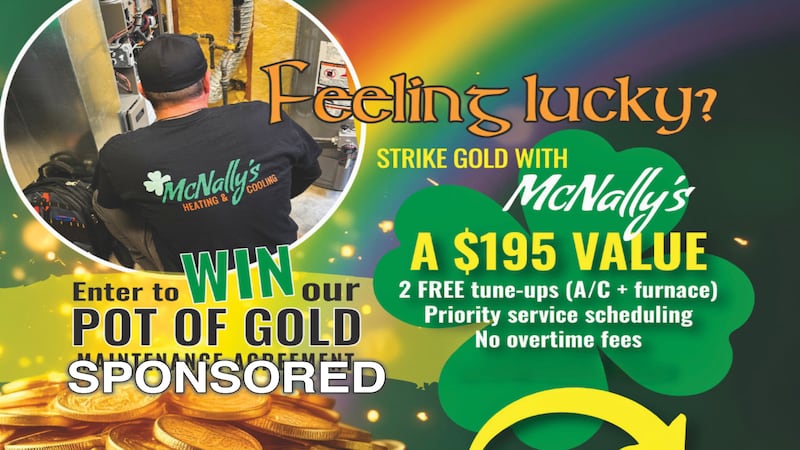 Feel Lucky with Pot of Gold Maintenance Plan from McNally’s Heating & Cooling