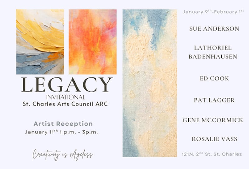 The St. Charles Arts Council plans its first exhibit of 2026.