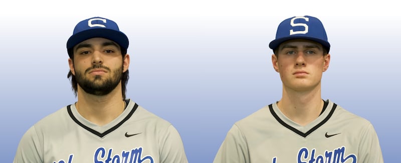 Jackson McDonald (left) and Max Bryant are teaming up at Southwester Illinois College in Belleville this spring.