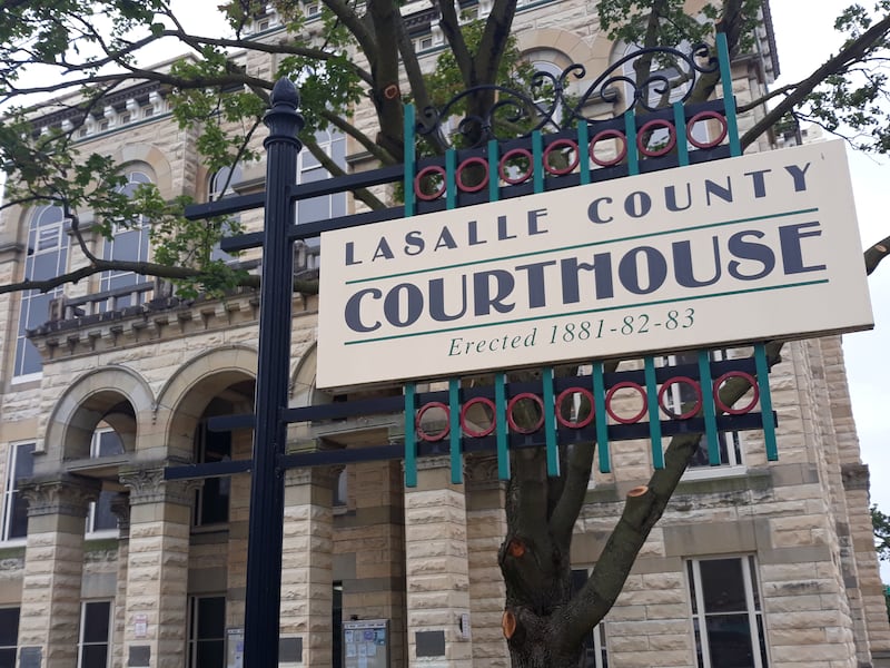 Downtown La Salle County courthouse