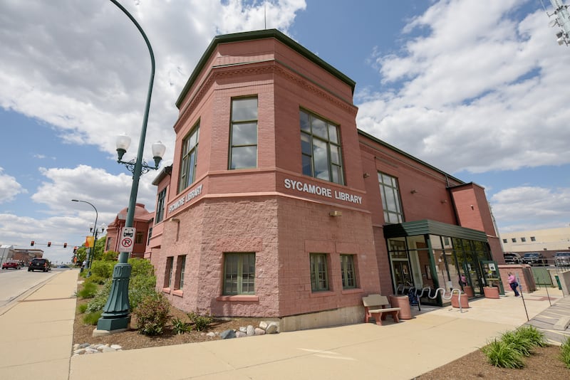 Sycamore public library in Sycamore, IL